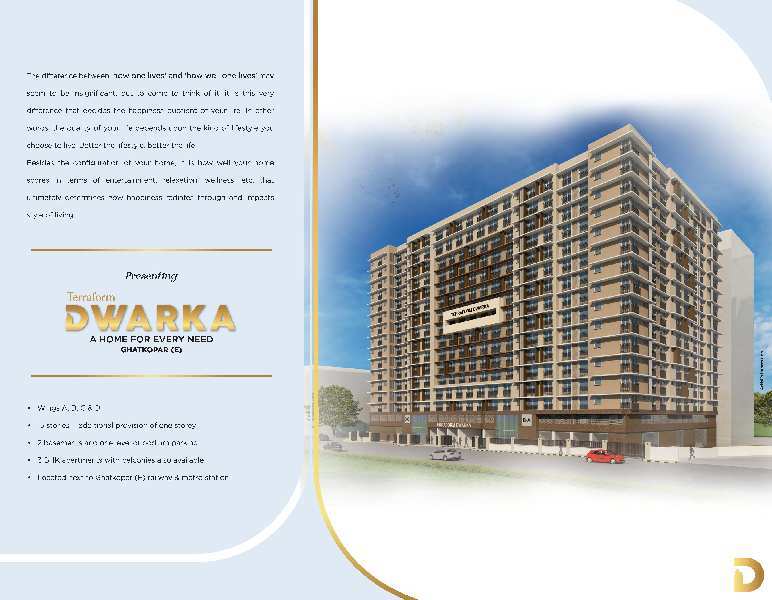 1 BHK Flats & Apartments for Sale in Ghatkopar East, Mumbai (578 Sq.ft.)