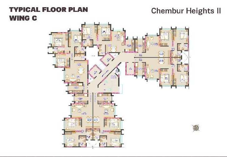 3 BHK Flats & Apartments for Sale in Chembur East, Mumbai (1542 Sq.ft.)