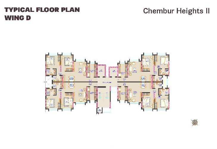 3 BHK Flats & Apartments for Sale in Chembur East, Mumbai (1542 Sq.ft.)
