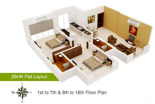 4 BHK Flats & Apartments for Sale in Ghatkopar East, Mumbai (2203 Sq.ft.)