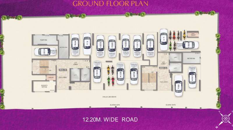 2 BHK Flats & Apartments for Sale in Ghatkopar East, Mumbai (1023 Sq.ft.)