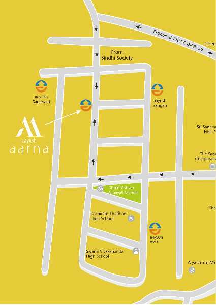 2 BHK Flats & Apartments for Sale in Chembur East, Mumbai (1020 Sq.ft.)