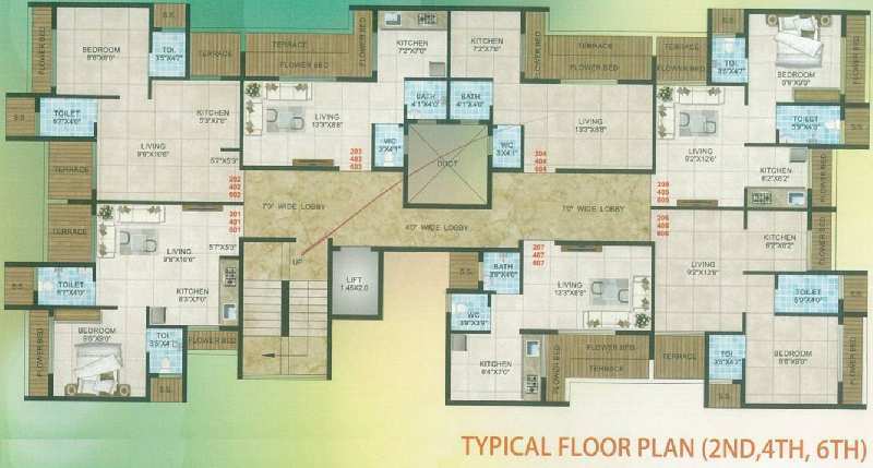 1 BHK Flats & Apartments for Sale in Karanjade, Navi Mumbai (389 Sq.ft.)