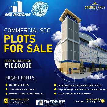 Govt. Approved Commercial SCO Plots On Main NH-48