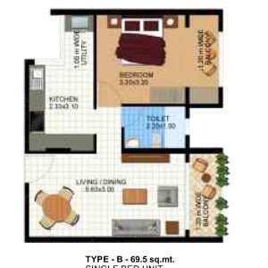 Spacious 1 bhk flat for sale at dabolim vasco da Gama south goa.