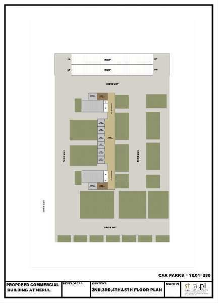A 2774 square feet office space is available for sale in nerul