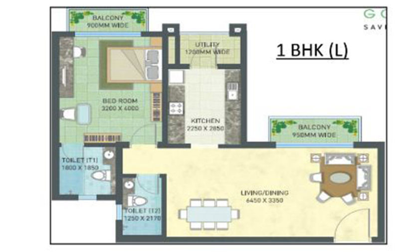 1 BHK Flats & Apartments for Sale in Khalapur, Raigad (600 Sq.ft.)