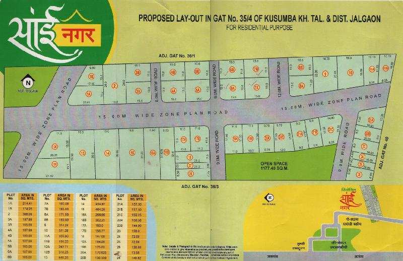 Residential Plot for Sale in Jalgaon (1000 Sq.ft.)