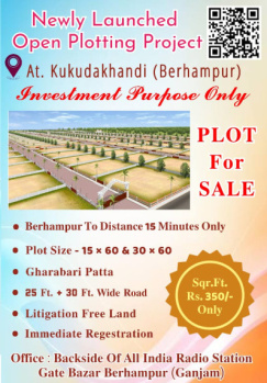 900 Sq.ft. Residential Plot For Sale In Kamapalli, Berhampur