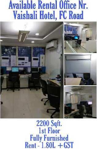2200 Sq.ft. Office Space for Rent in Fergusson College Road, Pune