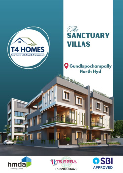 4 BHK Villa for Sale in Gundlapochampalli, Hyderabad (1015 Sq.ft.)