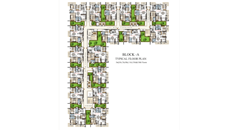 3 BHK Flats & Apartments for Sale in Hyderabad (1882 Sq.ft.)