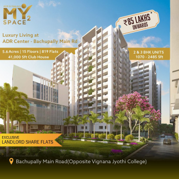 2 & 3 bhk Luxury Gated Community Flats