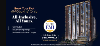 4 BHK Flats & Apartments for Sale in Bachupally, Hyderabad