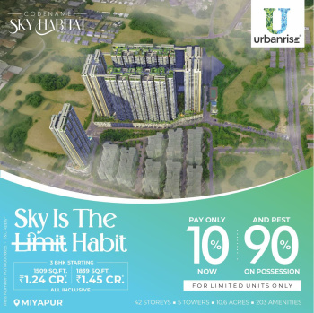 Flats & Apartments for Sale in Miyapur, Hyderabad (1839 Sq.ft.)