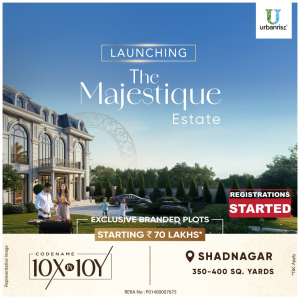 Galleria Gardens Plots by Urbanrise – A Landmark Address at Balanagar–Shadnagar