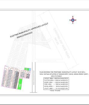 Residential Plot for Sale in Sadasivpet, Sangareddy (261 Sq. Yards)