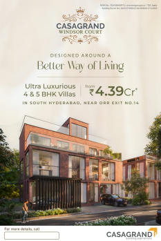 4 BHK Villa for Sale in Tukkuguda, Hyderabad (438 Sq. Yards)