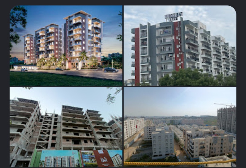 2 BHK Flats & Apartments for Sale in Kukatpally, Hyderabad (1287 Sq.ft.)
