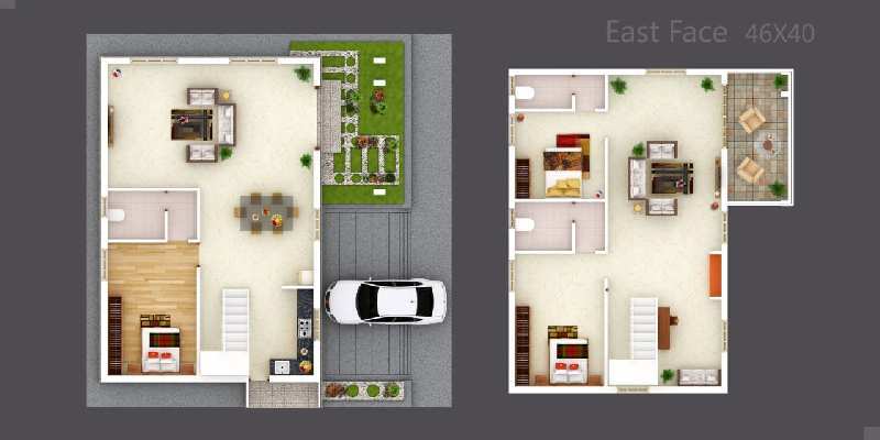 3 BHK Individual Houses / Villas for Sale in Greater Hyderabad, Hyderabad (2925 Sq.ft.)