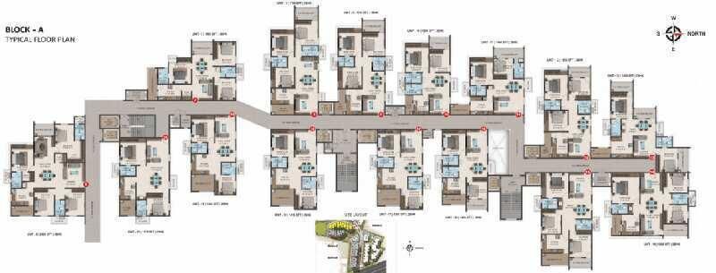 4 BHK Flats & Apartments for Sale in Bandlaguda Jagir, Hyderabad (2351 Sq.ft.)