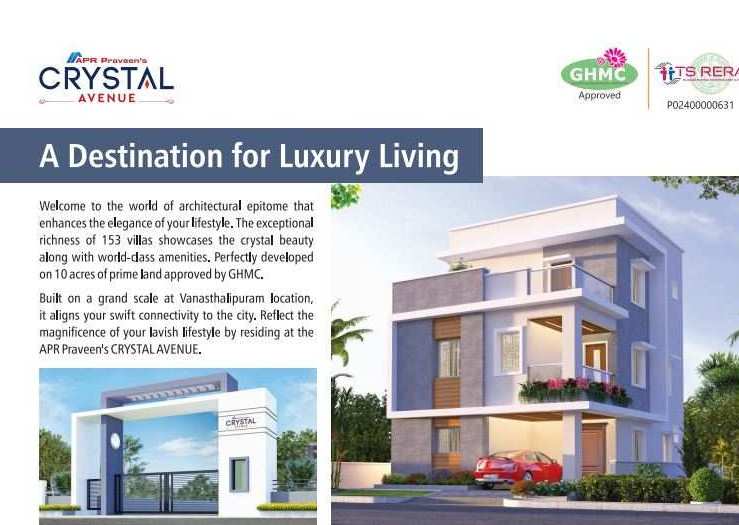 4 BHK Individual Houses / Villas for Sale in Vanasthalipuram, Hyderabad (2190 Sq.ft.)