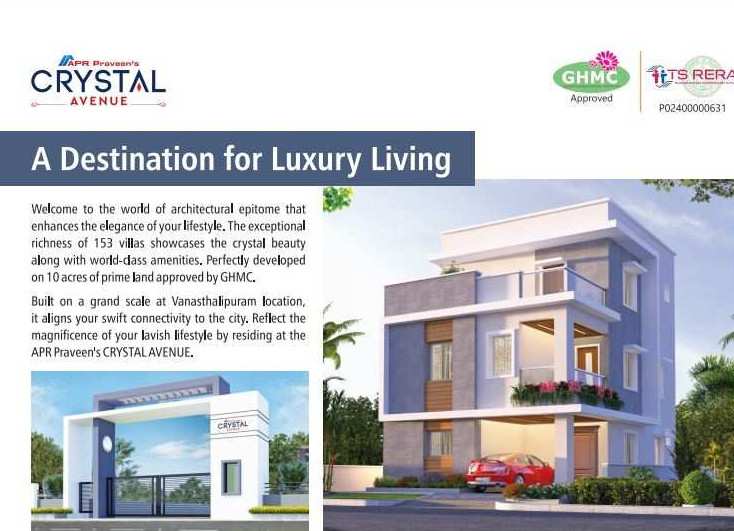 4 BHK Individual Houses / Villas for Sale in Vanasthalipuram, Hyderabad (2215 Sq.ft.)
