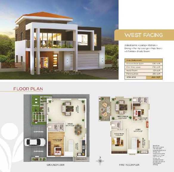3 BHK Individual Houses / Villas for Sale in Mokila, Hyderabad (2384 Sq.ft.)