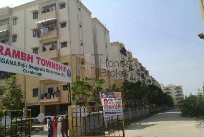 2 BHK Flats & Apartments for Sale in Hyderabad (697 Sq.ft.)