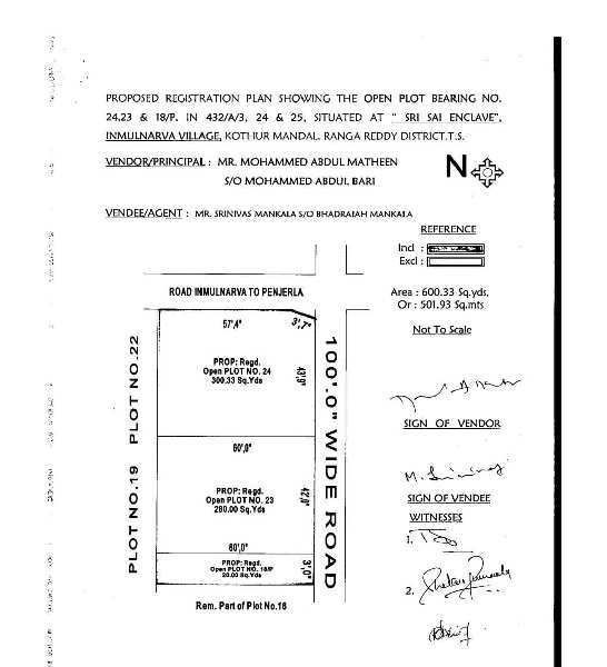Commercial Property/plot at kothur