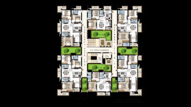 3 bhk Vaishnavi- Houdini  Gated Community  Apartments