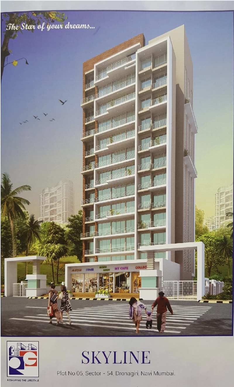 1 BHK Flats & Apartments for Sale in Dronagiri, Navi Mumbai (840 Sq.ft.)