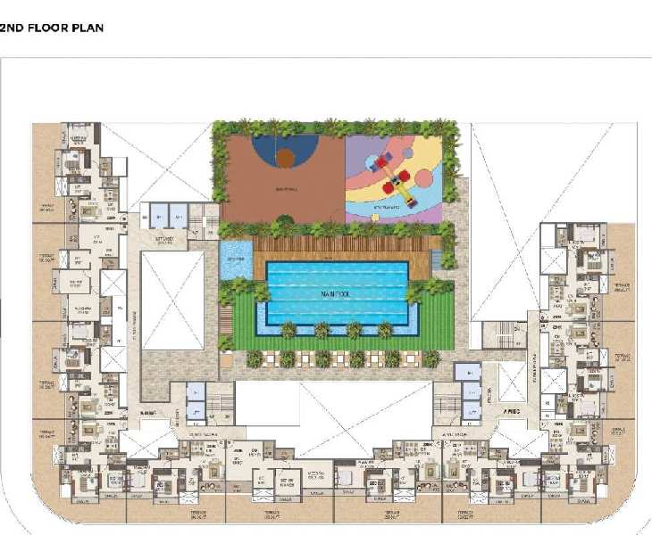 2 BHK Flats & Apartments for Sale in Sector 3 Pushpak Nagar, Navi Mumbai (1130 Sq.ft.)