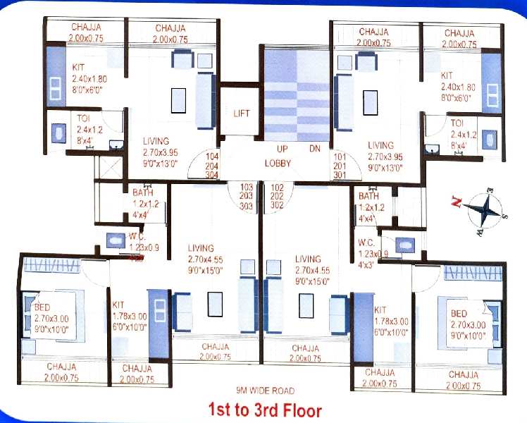 1 BHK Flats & Apartments for Sale in Sector 15, Navi Mumbai (645 Sq.ft.)