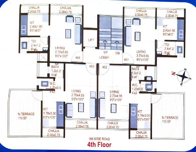 1 RK Flats & Apartments for Sale in Sector 15, Navi Mumbai (610 Sq.ft.)