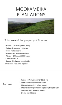 100 Acre Agricultural/Farm Land for Sale in Udupi
