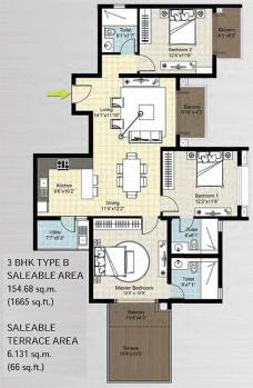 Flats & Apartments for Rent in Babusa Palya, Bangalore (1350 Sq.ft.)