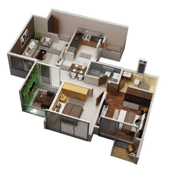 Flats & Apartments for Sale in Bavdhan, Pune (981 Sq.ft.)