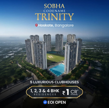 Flats & Apartments for Sale in Hoskote, Bangalore (740 Sq.ft.)