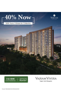Flats & Apartments for Sale in Kogilu Main Road, Bangalore (2406 Sq.ft.)
