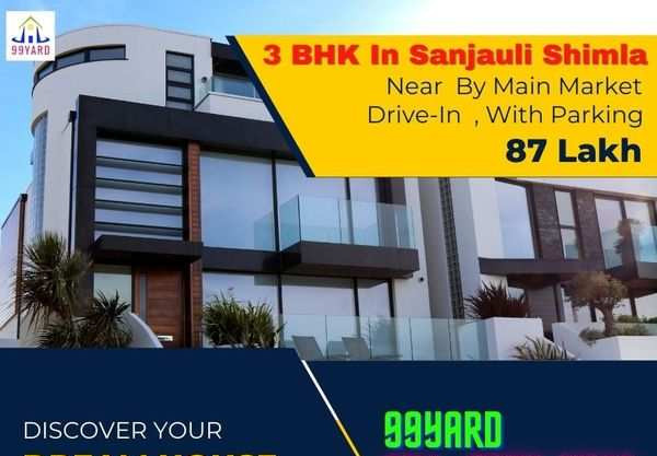3 BHK Flats & Apartments for Sale in Sanjauli, Shimla (1300 Sq.ft.)