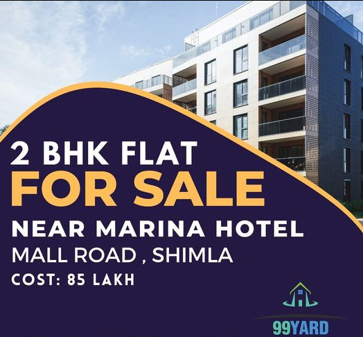 2 BHK Flats & Apartments for Sale in Main Road, Shimla (900 Sq.ft.)