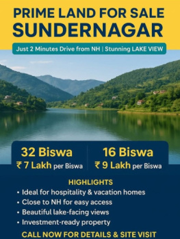 Residential Plot for Sale in Sunder Nagar, Mandi (32 Biswa)