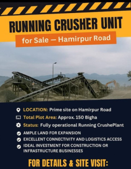 150 Bigha Factory / Industrial Building for Sale in Bhota Chowk, Hamirpur