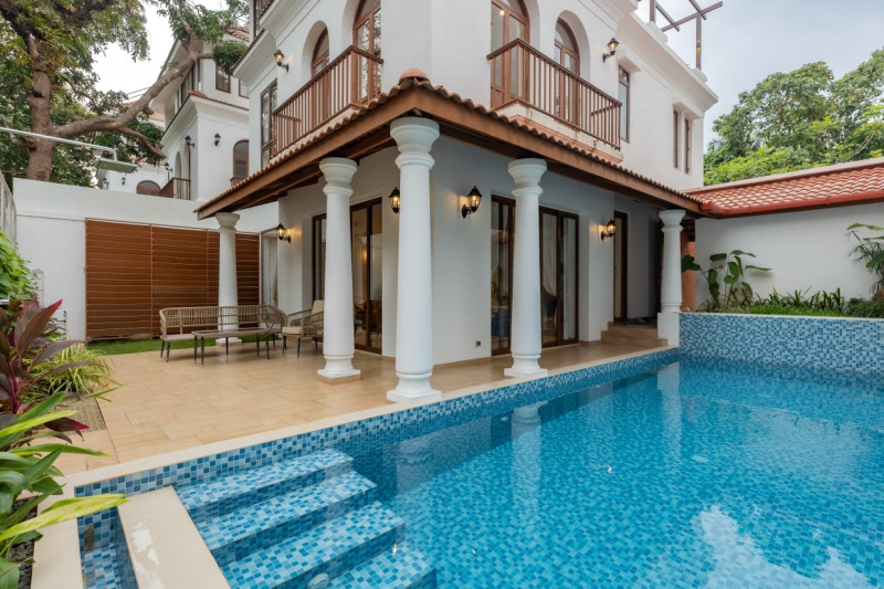 4 bhk villa with a private pool in Machinola North goa