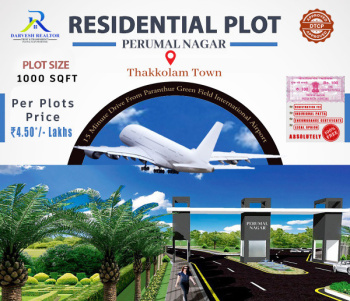 1200 Sq.ft. Residential Plot for Sale in Perambakkam, Thiruvallur