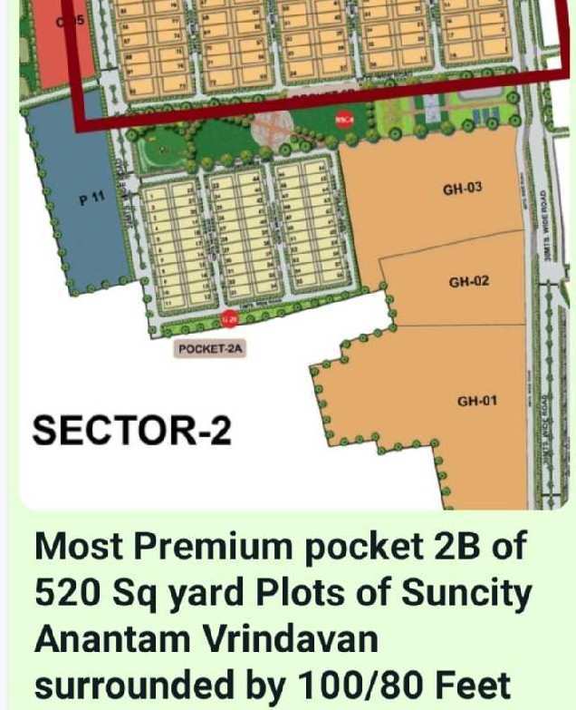 Premium Plots in Sector2 Suncity Anantam Vrindavan