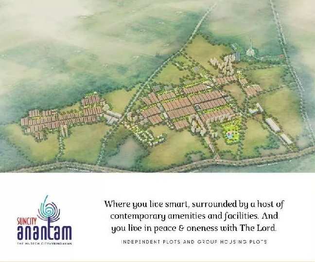 239 Sq yard plot in sector 3 Suncity Anantam Vrindavan