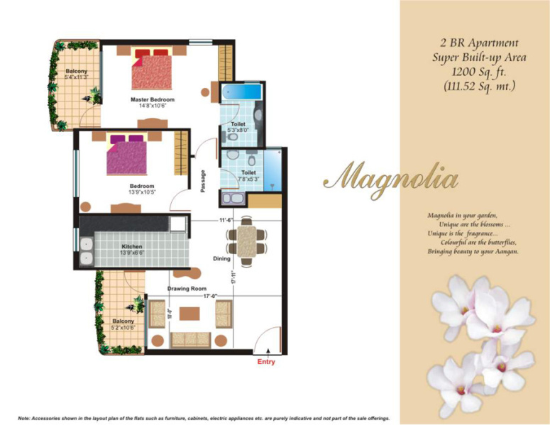 2 BHK available for sale in Ashiana Aangan, Bhiwadi