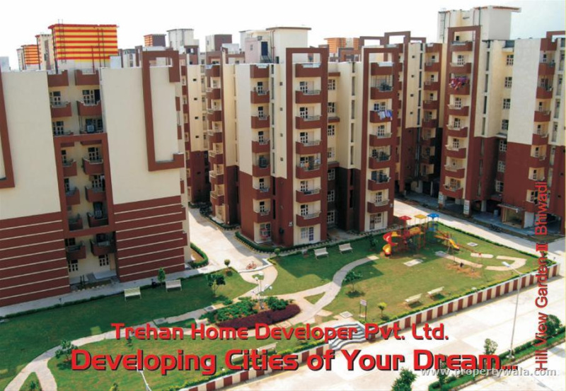 2 BHK apartment available for sale in Hill View Garden, Trehan Apartments, Bhiwadi